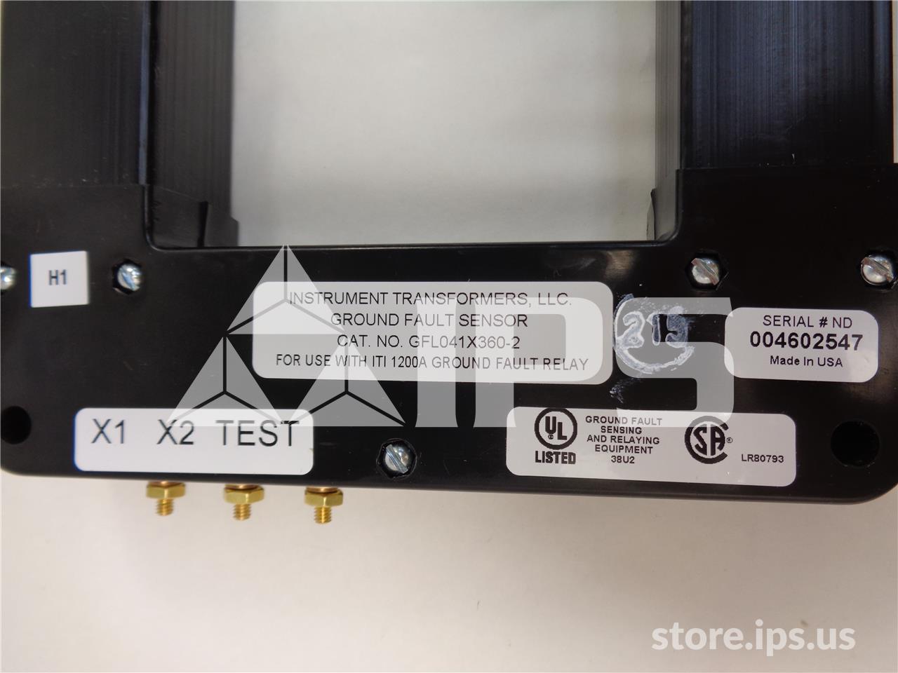 GFL041X3602 GE / General Electric GROUND CURRENT TRANSFORMER 1001200A